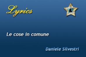 Le cose in comune, Daniele Silvestri - Lyrics